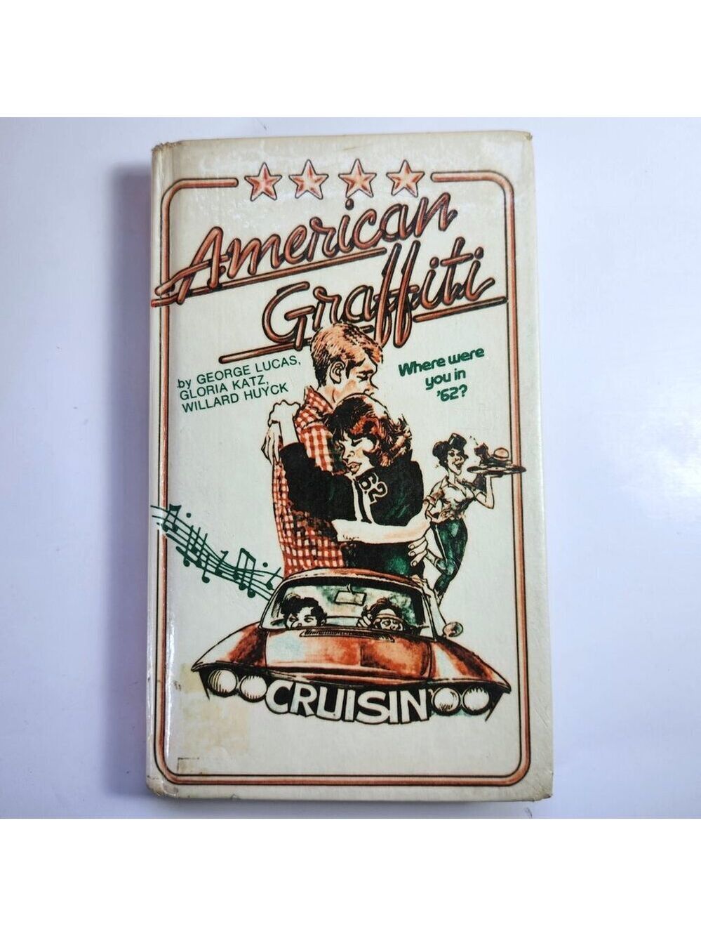 Vtg American Graffiti Cruisin Hardcover Book 1973 George Lucas Random House Rare